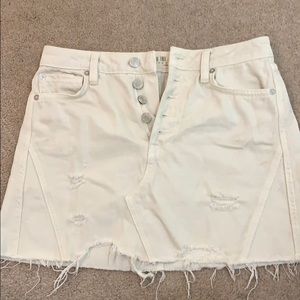 Free People Denim Skirt